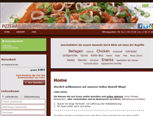 Tablet Screenshot of pizzeria-gyros-haus.de